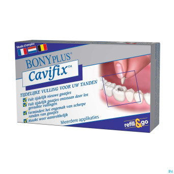 Bonyplus cavifix obturation dentaire temporaire 7g