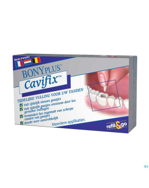 Bonyplus cavifix obturation dentaire temporaire 7g