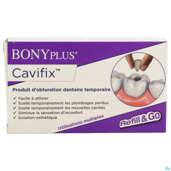 Bonyplus cavifix obturation dentaire temporaire 7g