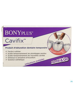 Bonyplus cavifix obturation dentaire temporaire 7g