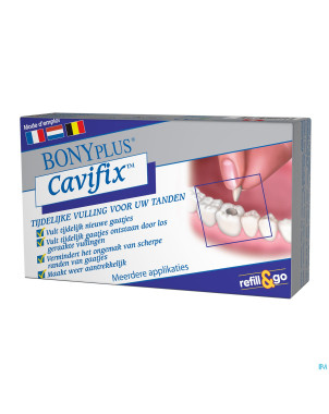 Bonyplus cavifix obturation dentaire temporaire 7g