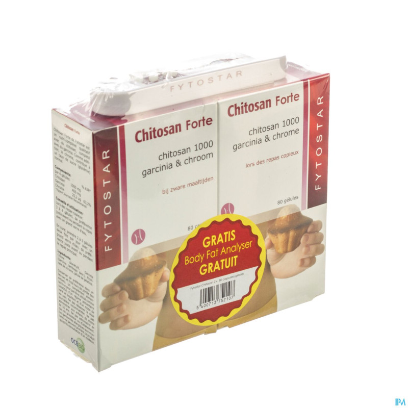 Fytostar chitosan forte coupe faim   caps 80x451mg