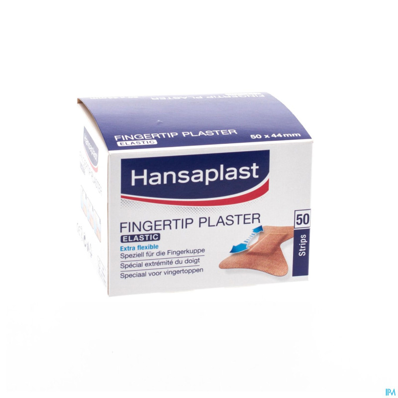 Hansaplast elastic fingerstrips 44x50mm 50 0254700