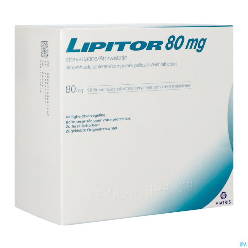 Lipitor 80mg comp 98