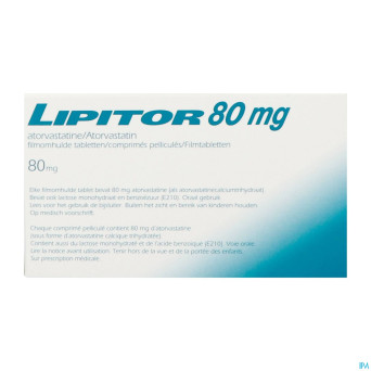 Lipitor 80mg comp 98