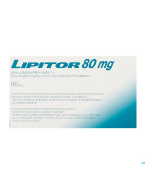 Lipitor 80mg comp 98