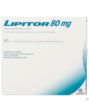Lipitor 80mg comp 98