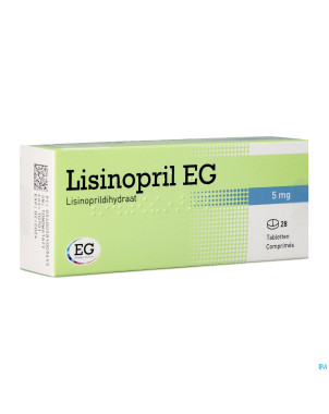 Lisinopril eg    comp 28x5mg
