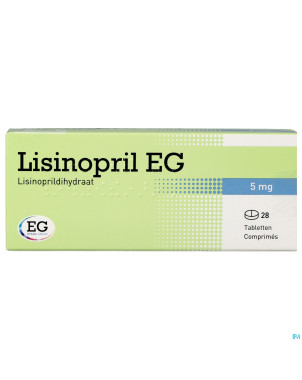 Lisinopril eg    comp 28x5mg