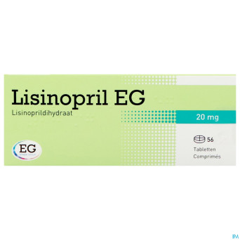 Lisinopril eg    comp 56x20mg