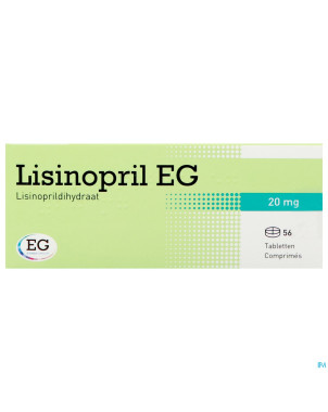 Lisinopril eg    comp 56x20mg