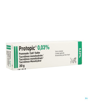 Protopic 0,03 % pommade-zalf 30 g