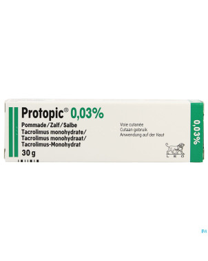 Protopic 0,03 % pommade-zalf 30 g
