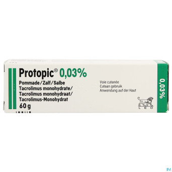 Protopic 0,03 % pommade-zalf 60 g