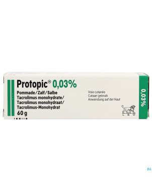 Protopic 0,03 % pommade-zalf 60 g
