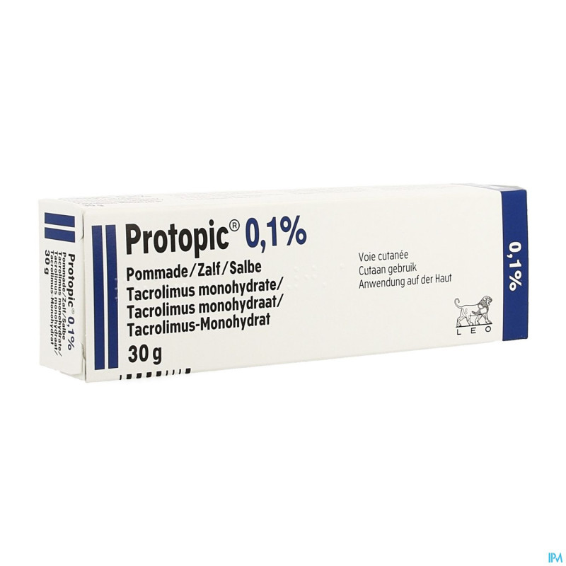 Protopic 0,1 % pommade-zalf 30 g