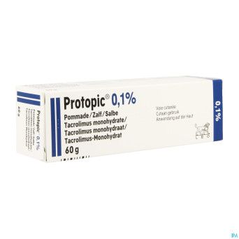 Protopic 0,1 % pommade-zalf 60 g