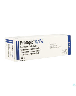 Protopic 0,1 % pommade-zalf 60 g