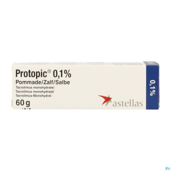Protopic 0,1 % pommade-zalf 60 g