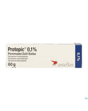 Protopic 0,1 % pommade-zalf 60 g