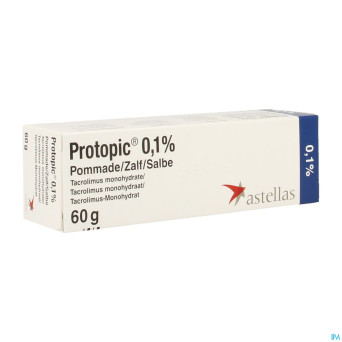 Protopic 0,1 % pommade-zalf 60 g