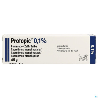 Protopic 0,1 % pommade-zalf 60 g
