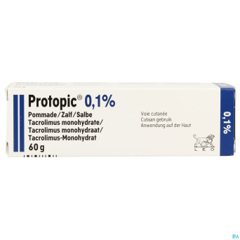 Protopic 0,1 % pommade-zalf 60 g