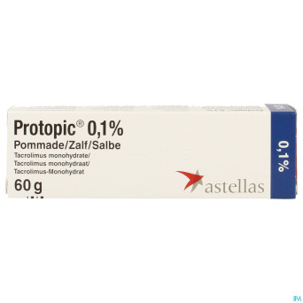 Protopic 0,1 % pommade-zalf 60 g