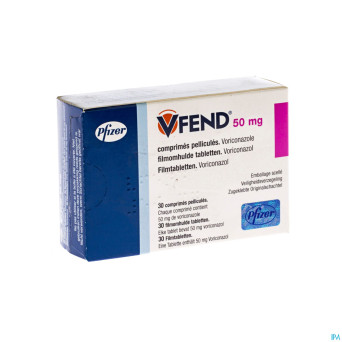 Vfend  50 mg comp pell  30
