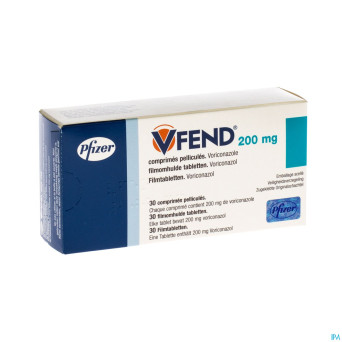 Vfend 200 mg comp pell  30