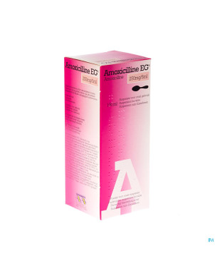 Amoxicilline eg sir 100 ml 250mg/5ml