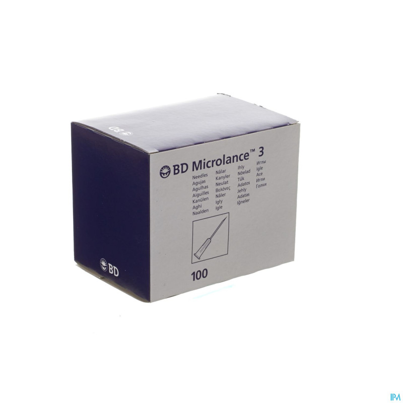 Bd microlance 3 aig.22g 1 1/2 rb 0,7x40mm noir 100