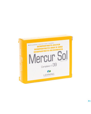 Lehning n 39 mercur sol complexe   blister comp 60