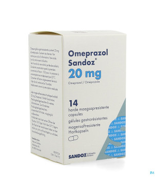 Omeprazol sandoz caps enter 14 x 20 mg
