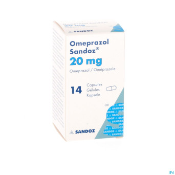 Omeprazol sandoz caps enter 14 x 20 mg