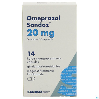 Omeprazol sandoz caps enter 14 x 20 mg