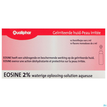 Eosine 2% qualiphar monodosissen    amp 10x2ml