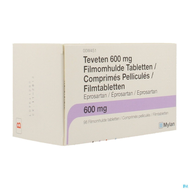 Teveten 600 comp 98 x 600 mg