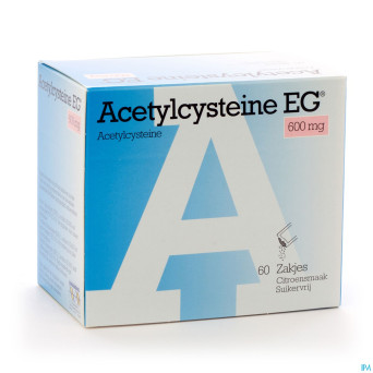 Acetylcysteine eg sach 60x600mg