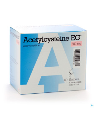 Acetylcysteine eg sach 60x600mg