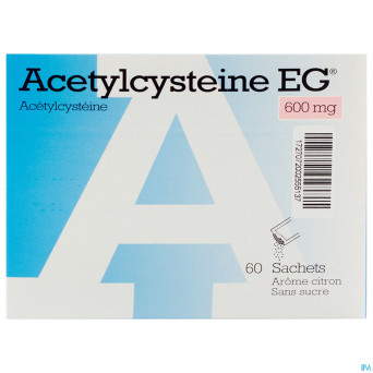 Acetylcysteine eg sach 60x600mg