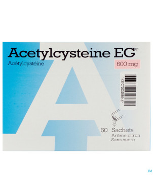Acetylcysteine eg sach 60x600mg