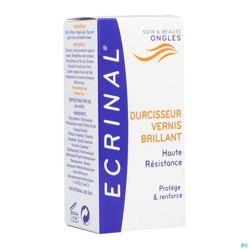 Ecrinal durcisseur ongles brillant   fl 10ml 20203