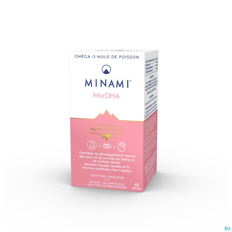 Minami mor dha gout citron    caps  60x500mg