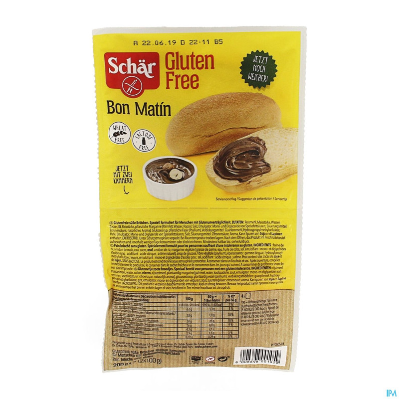 Schar pain bon matin    200g 6463 revogan