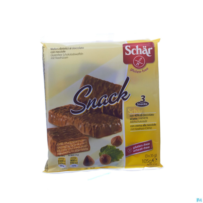 Schar biscuits snack    3x35g 6586 revogan