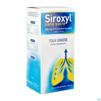 Siroxyl sirop sans sucre/zonder suiker 300ml