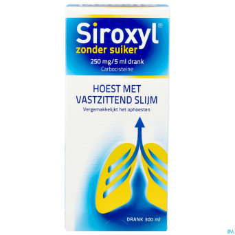 Siroxyl sirop sans sucre/zonder suiker 300ml