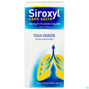 Siroxyl sirop sans sucre/zonder suiker 300ml