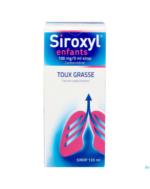 Siroxyl sirop enfants/kinderen 125ml 100 mg/5 ml